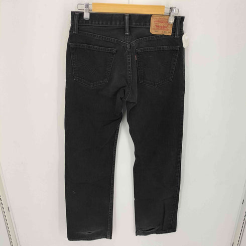 リーバイス Levis MADE IN MEZXICO REGULAR FIT 505 後染めブラックデニム メンズ W30/L32