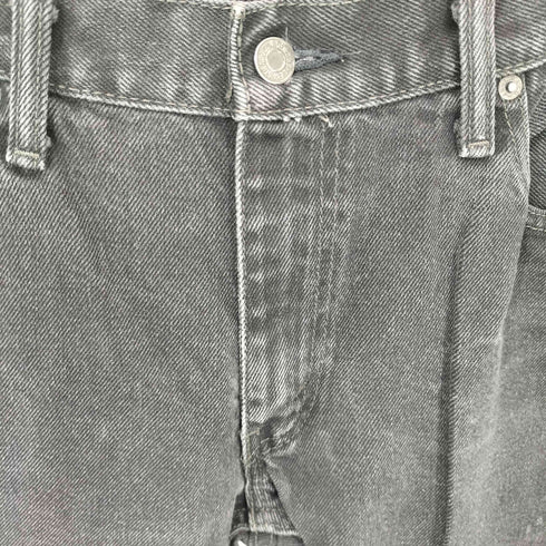 リーバイス Levis MADE IN MEZXICO REGULAR FIT 505 後染めブラックデニム メンズ W30/L32