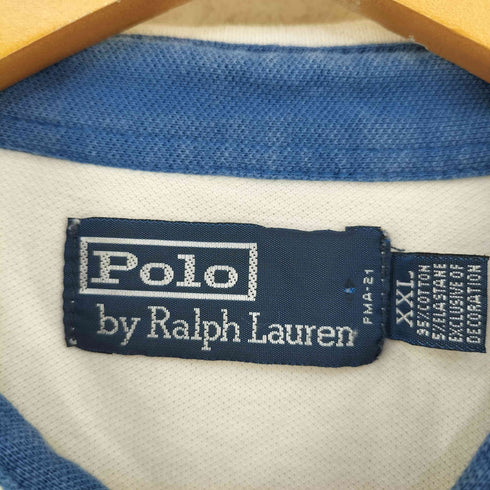 ポロバイラルフローレン Polo by RALPH LAUREN MADE IN TURKEY スモールポニー刺繍 鹿の子ポロシャツ メンズ import:XXL