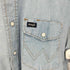 ラングラー Wrangler 90S デニムシャンブレー ウエスタンシャツ メンズ