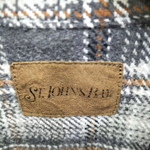 セントジョンズベイ STJOHNS BAY 90S チェックヘビーネルシャツ メンズ import:M