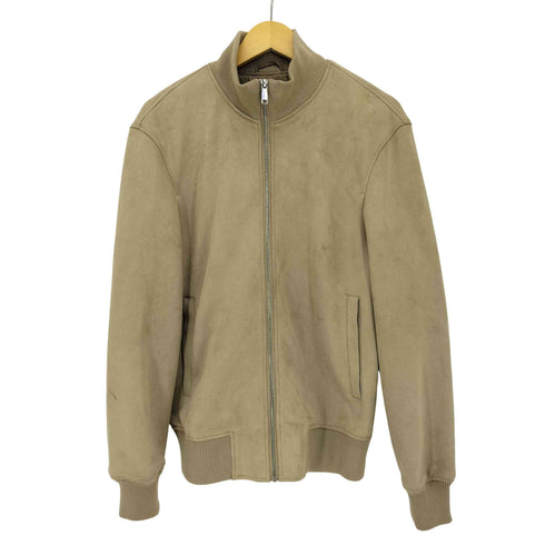 ザラ ZARA フェイクスエード ハイネックブルゾン メンズ import:M