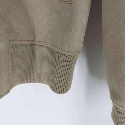 ザラ ZARA フェイクスエード ハイネックブルゾン メンズ import:M