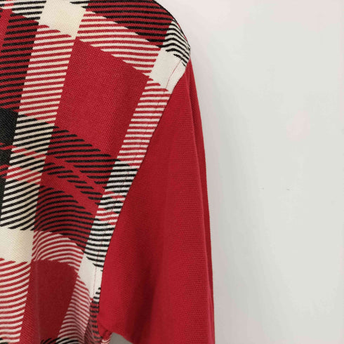 トミーヒルフィガー TOMMY HILFIGER 90S タータンチェック L/S ポロシャツ メンズ JPN:XL