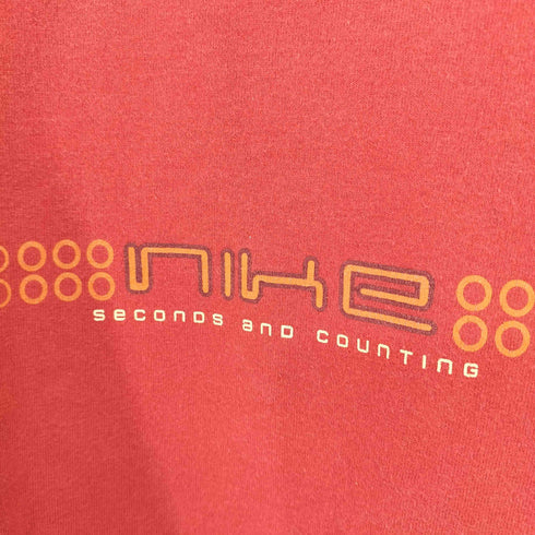 ナイキ NIKE 00s フロントグラフィックTシャツ ピチT SECONDS AND COUNTING メンズ import:M