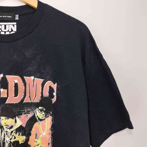 グッドロックスピード GOOD ROCK SPEED RUN DMC プリント ショートスリーブクルーネックTシャツ メンズ