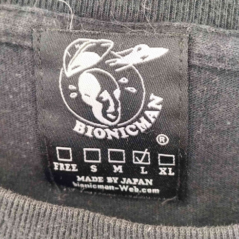 バイオニックマン BIONICMAN オーバーサイズ ロングスリーブTシャツ メンズ JPN:L