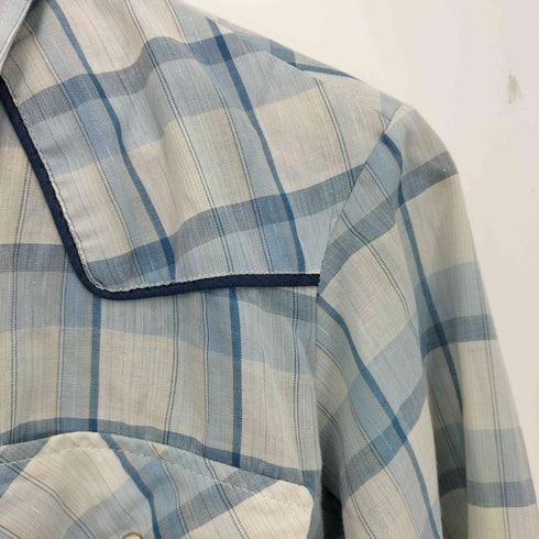 リーバイス Levis 70s REGULAR FIT ラメ チェック ウエスタンシャツ メンズ JPN:S