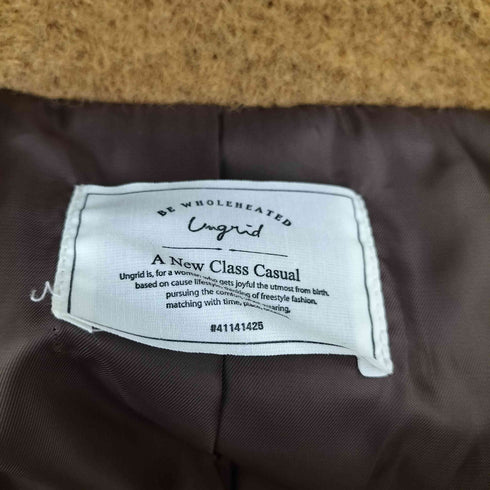 アングリッド Ungrid シャギーチェスターコート レディース JPN:1