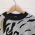 FORTUNE KNITS INC USA製 ラメ加工クルーネックニット レディース