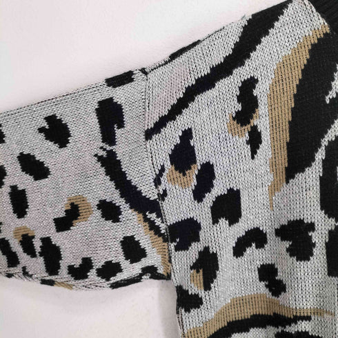 FORTUNE KNITS INC USA製 ラメ加工クルーネックニット レディース