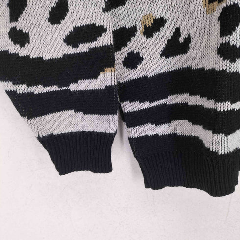 FORTUNE KNITS INC USA製 ラメ加工クルーネックニット レディース