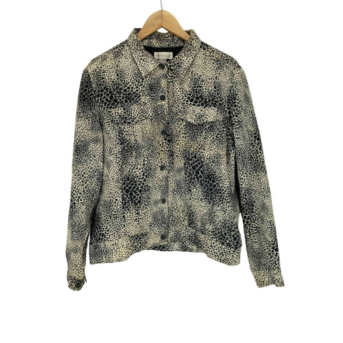 ワシントン worthington レオパード柄開襟シャツジャケット レディース JPN:L