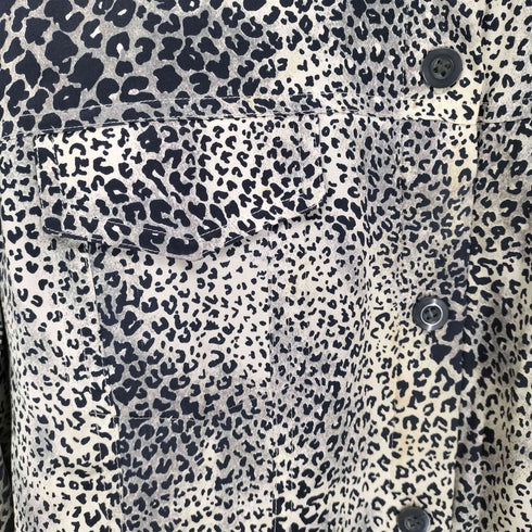 ワシントン worthington レオパード柄開襟シャツジャケット レディース JPN:L