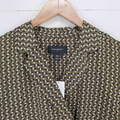 バナナリパブリック BANANA REPUBLIC シルキーカラーブラウス レディース JPN:XS