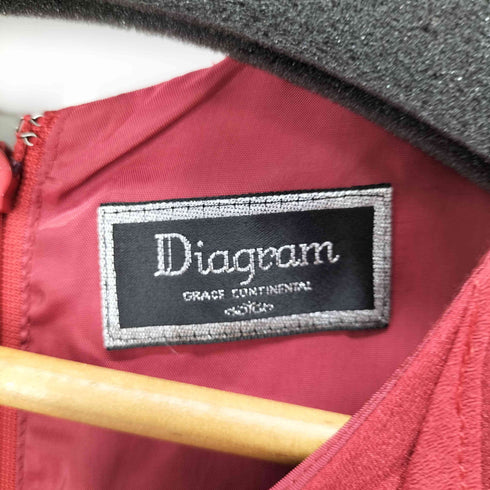 ダイアグラムグレースコンチネンタル Diagram GRACE CONTINENTAL レイヤードフラワーワンピース レディース 34
