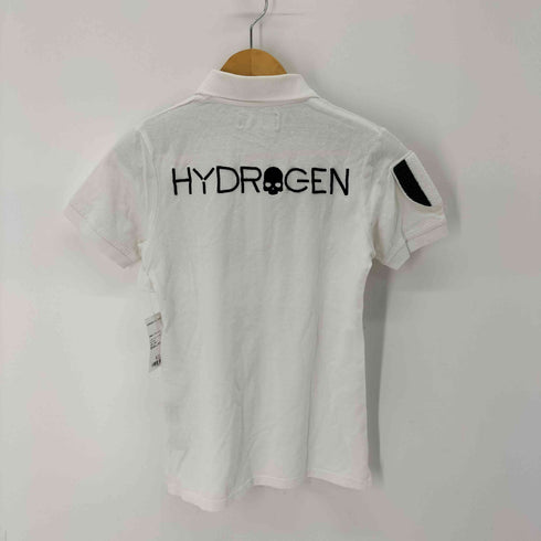 ハイドロゲン HYDROGEN 刺繍ロゴ ポロシャツ レディース M
