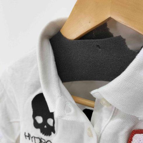 ハイドロゲン HYDROGEN 刺繍ロゴ ポロシャツ レディース M