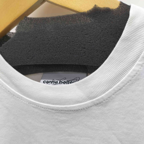 カルネボレンテ Carne Bollente フロントロゴ刺繍 クロップド丈S/S TEE メンズ JPN:S