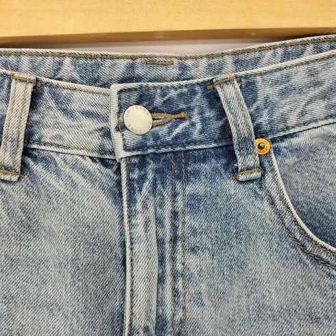 ジーユー GU 24AW バレルレッグジーンズ レディース JPN:M
