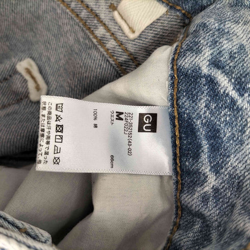ジーユー GU 24AW バレルレッグジーンズ レディース JPN:M