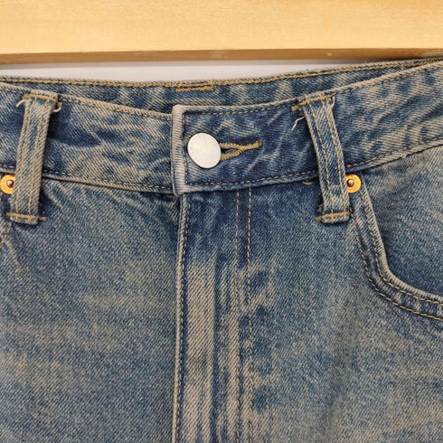 ジーユー GU 24AW バレルレッグジーンズ レディース JPN:M