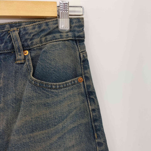 ジーユー GU 24AW バレルレッグジーンズ レディース JPN:M