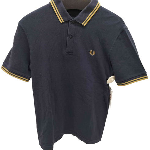 フレッドペリー FRED PERRY 英国製 M12 刺繍 半袖ポロシャツ メンズ 40