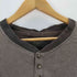 ノーティカ NAUTICA 千鳥格子柄ヘンリーネック ワンポイント刺繍ロングスリーブTシャツ メンズ import:XL