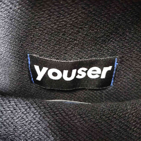 youser ロゴ刺繍 プルオーバーパーカー メンズ import:L