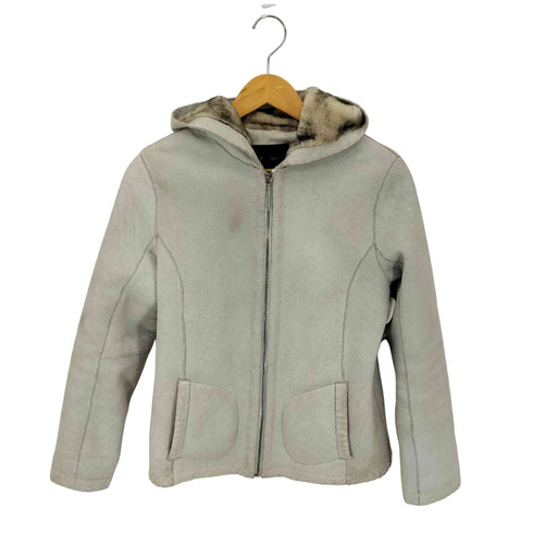 ノースビーチ NORTH BEACH LAMB FUR フーデッドムートンジャケット レディース JPN:M