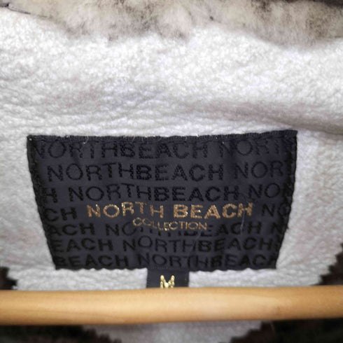 ノースビーチ NORTH BEACH LAMB FUR フーデッドムートンジャケット レディース JPN:M