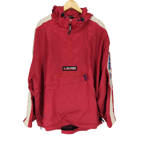 トミーヒルフィガー TOMMY HILFIGER 90-00s 袖刺繍アノラックジャケット メンズ JPN:XL