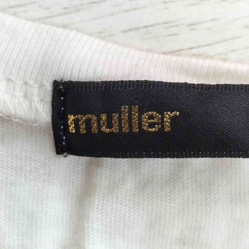ミュラーオブヨシオクボ muller of yoshiokubo Wrap T-shirts W Dry Tweed ラップ Tシャツ ドライツイード レディース 36