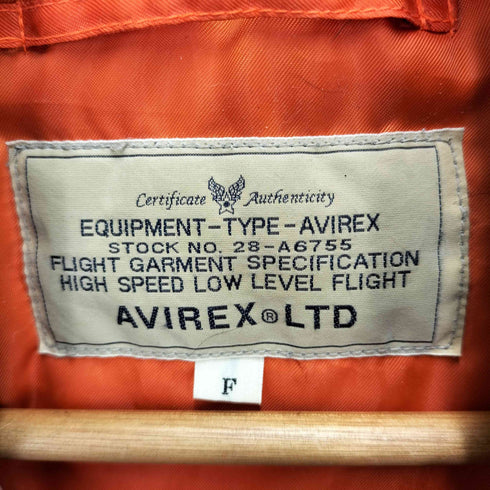 アヴィレックス AVIREX MA-1 PBY-75 バックペイント アラスカワッペン レディース F