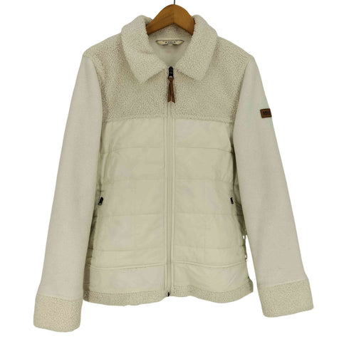 エーグル AIGLE 異素材切替 ボアフリース ジップアップ ジャケット レディース EUR:40
