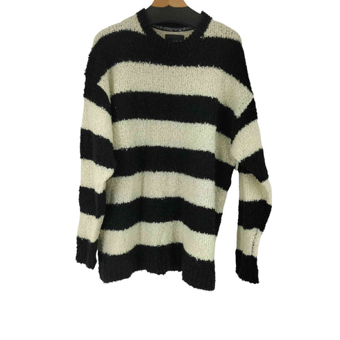 N NUMBER ALPACA BORDER KNIT BIG PULLOVER メンズ JPN:4