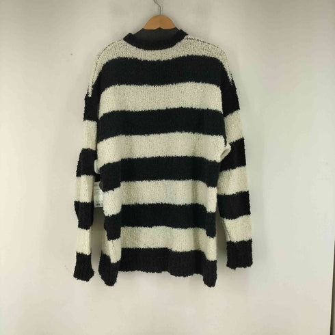N NUMBER ALPACA BORDER KNIT BIG PULLOVER メンズ JPN:4