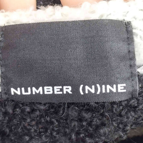 N NUMBER ALPACA BORDER KNIT BIG PULLOVER メンズ JPN:4