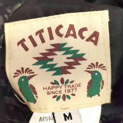 チチカカ TITICACA リバーシブル ペイズリー 中綿ジャケット メンズ JPN:M