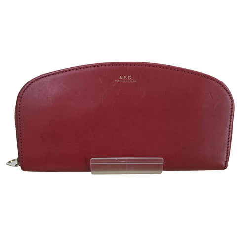 アーペーセー A.P.C. ラウンドジップ ハーフムーン ロングウォレット レディース