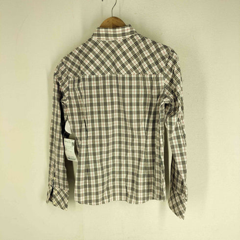 バーバリーブルーレーベル BURBERRY BLUE LABEL ホースロゴ ノバチェック 長袖シャツ レディース 38