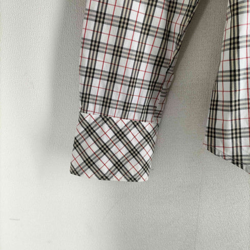 バーバリーブルーレーベル BURBERRY BLUE LABEL ホースロゴ ノバチェック 長袖シャツ レディース 38