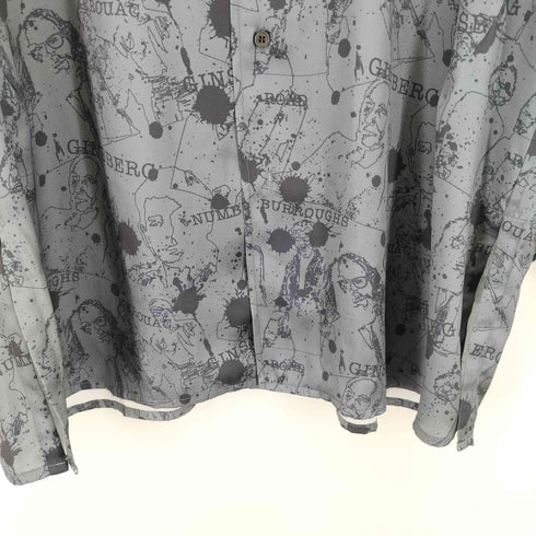 N NUMBER グラフィッククロスビッグシルエットロングシャツ メンズ JPN:3