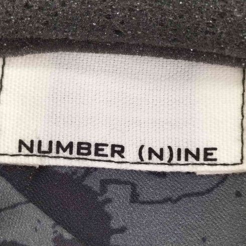 N NUMBER グラフィッククロスビッグシルエットロングシャツ メンズ JPN:3