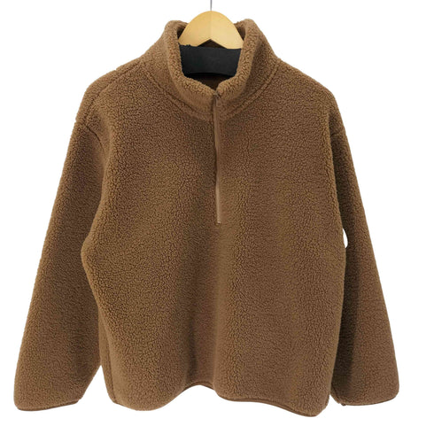 ムジルシリョウヒン 無印良品 ボアフリースハーフジッププルオーバー レディース JPN:XL