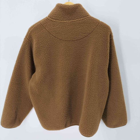 ムジルシリョウヒン 無印良品 ボアフリースハーフジッププルオーバー レディース JPN:XL