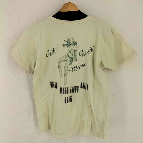 バズリクソンズ BUZZ RICKSONS MADE IN USA ピンナップガール ミリタリーTシャツ メンズ JPN:M