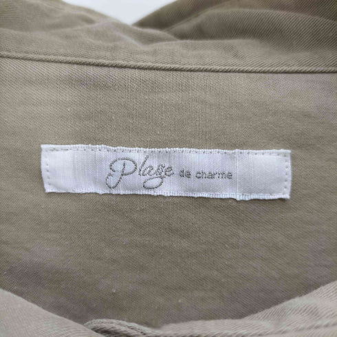 プラージュ PLAGE 21SS Nidom bio washer シャツ レディース FREE