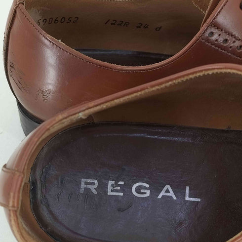 リーガル REGAL 122R ストレートチップシューズ パンチドキャップトゥ メンズ 24 d